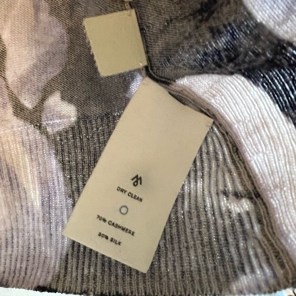 martin osa sweater Cardigan Size S Floral Purple Multi Colored - Picture 4 of 5